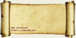 Dina Mečanin vizit kartica